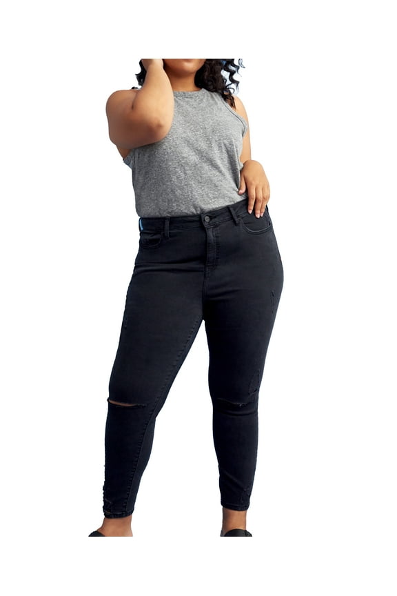 Warp + Weft | MXP - Plus High Rise Leggings | Black | Size 24 Plus