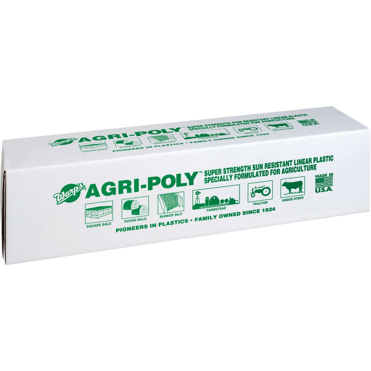 Warp Bros. Agri-Poly Agricultural Film - 6 Mil UV Protection - 32 Ft x 100 Ft, Clear
