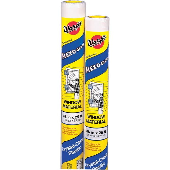 Warp's Flex-O-Glass Clear Plastic Sheeting