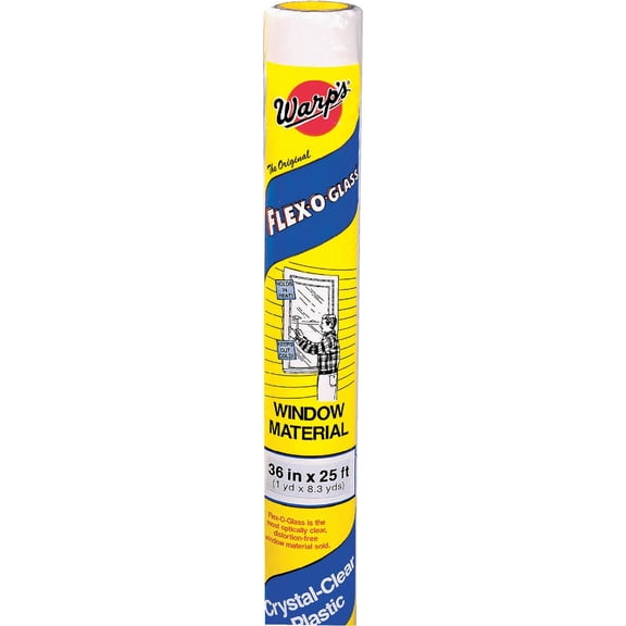 Warp's Flex-O-Glass Clear Plastic Sheeting