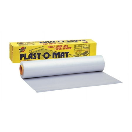 Warp's PM-50 Floor Runner, 50 ft L, 30 in W, Plastic, Clear