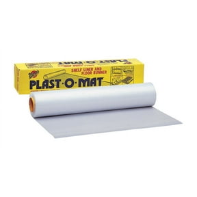 Warp's PM-50 Floor Runner, 50 ft L, 30 in W, Plastic, Clear