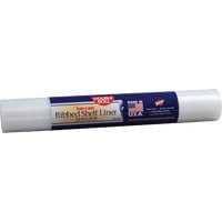 Clear Non-Adhesive Ribbed Shelf Liner 24 in x 20 ft