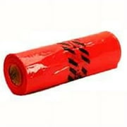 Warps Red Safety Flags 18" x 18" -500 per Roll