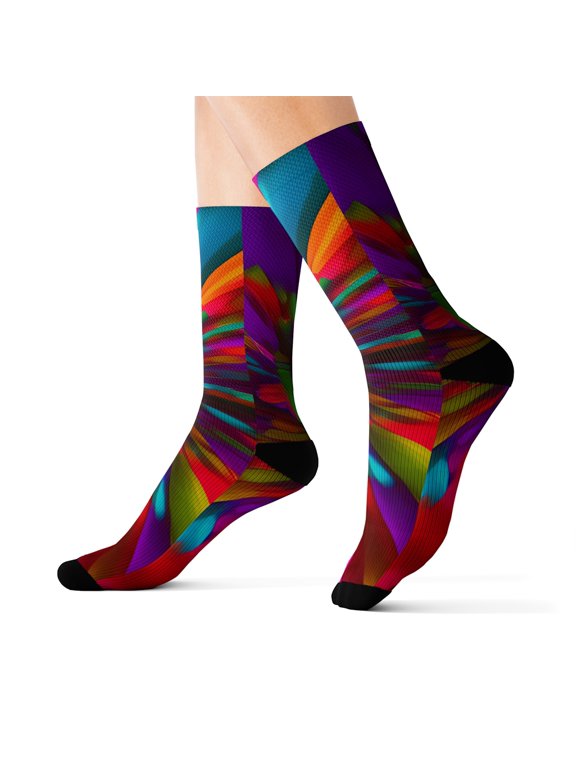 'Warped' Sublimation Socks