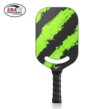Warping Point Ascent Pickleball Paddle – USAPA Approved Carbon Fiber Racket with Aero Throat, Textured Grit Surface & Hexa Polymer Core for Speed & Control