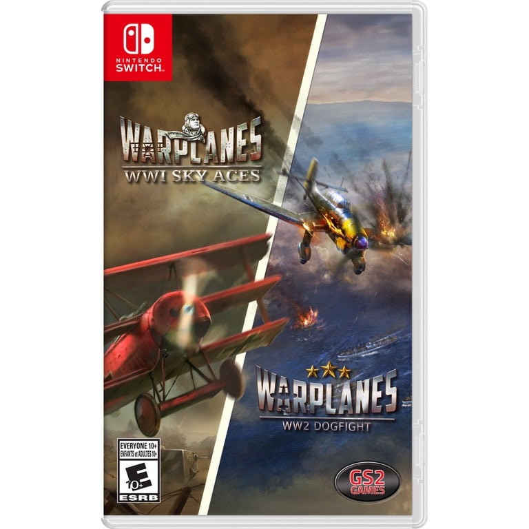 Nintendo Switch Ww2 Warplanes WWI Sky Aces + WW2 Dogfight for Nintendo Switch