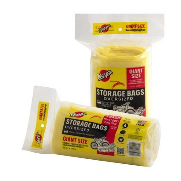 Warps 69277 96 in. Storage Bag, Yellow