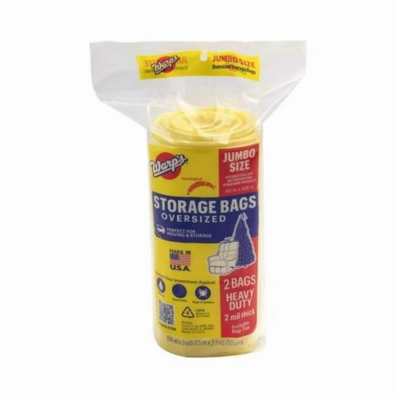 Warps 67954 Jumbo Storage Bag, Yellow