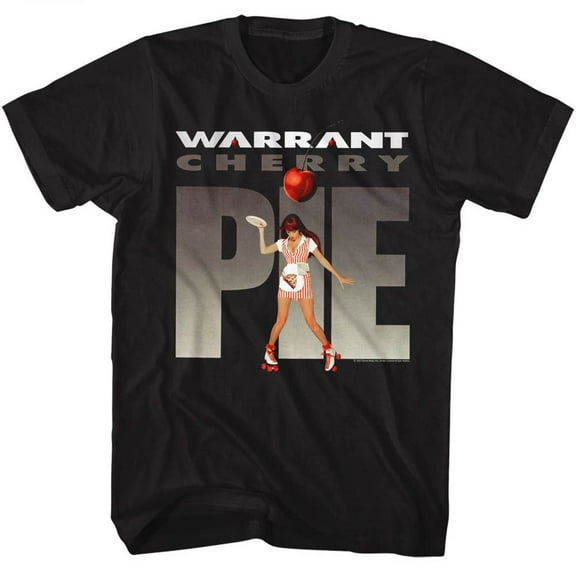 Warrant Cherry Pie Black Adult T-Shirt 5Xl