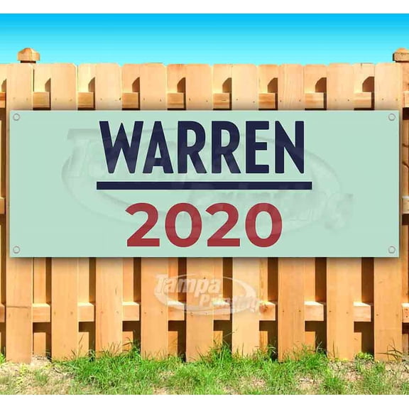 Warren 2020 13 oz Vinyl Banner With Metal Grommets