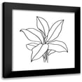 thumbnail image 1 of Warren, Annie 12x12 Black Modern Framed Museum Art Print Titled - Foliage Contour II, 1 of 5