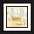 thumbnail image 1 of Warren, Annie 12x12 Black Ornate Wood Framed with Double Matting Museum Art Print Titled - Golden Bath II, 1 of 4