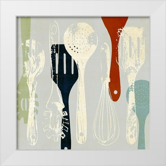 Warren, Annie 12x12 White Modern Wood Framed Museum Art Print Titled - Cooks Choice II