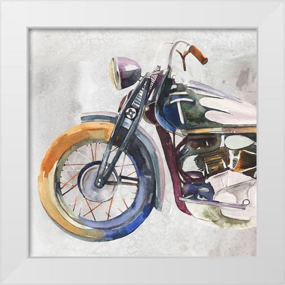 Warren, Annie 12x12 White Modern Wood Framed Museum Art Print Titled - Moto Metal I