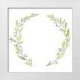 thumbnail image 1 of Warren, Annie 12x12 White Modern Wood Framed Museum Art Print Titled - Wreath Simplicity I, 1 of 4