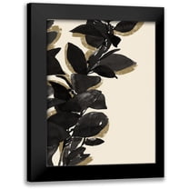 Warren, Annie 12x14 Black Modern Framed Museum Art Print Titled - Ebony Branch I