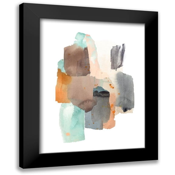 Warren, Annie 12x14 Black Modern Framed Museum Art Print Titled - Glaciers Edge II