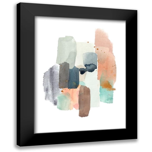 Warren, Annie 12x14 Black Modern Framed Museum Art Print Titled - Glaciers Edge I