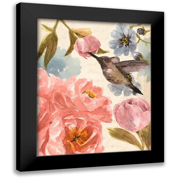 Warren, Annie 12x14 Black Modern Framed Museum Art Print Titled - Nectars Sip II