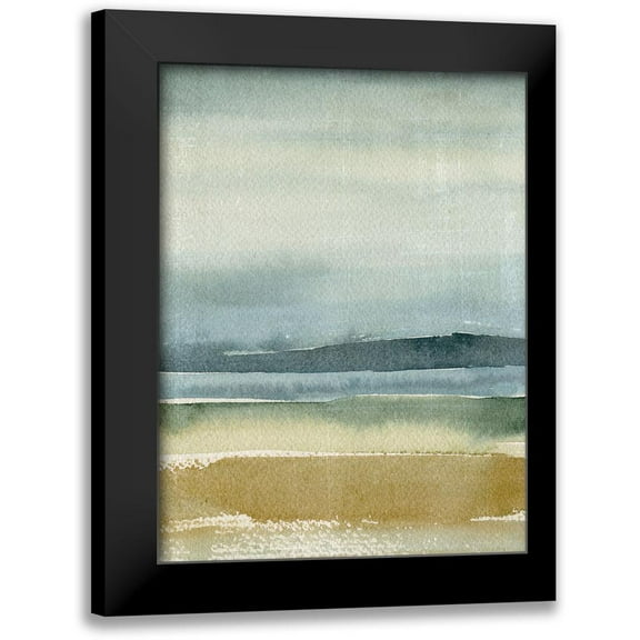 Warren, Annie 12x14 Black Modern Framed Museum Art Print Titled - Ochre Outlook I