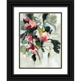 thumbnail image 1 of Warren, Annie 12x14 Black Ornate Wood Framed with Double Matting Museum Art Print Titled - Entangled Blossom II, 1 of 4