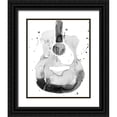 thumbnail image 1 of Warren, Annie 12x14 Black Ornate Wood Framed with Double Matting Museum Art Print Titled - Guitar Flow II, 1 of 4