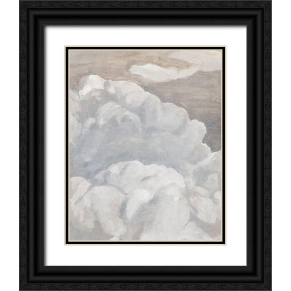 Warren, Annie 12x14 Black Ornate Wood Framed with Double Matting Museum Art Print Titled - Scattered Sky II
