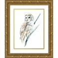 thumbnail image 1 of Warren, Annie 12x14 Gold Ornate Wood Framed with Double Matting Museum Art Print Titled - Arctic Owl I, 1 of 4