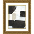 thumbnail image 1 of Warren, Annie 12x14 Gold Ornate Wood Framed with Double Matting Museum Art Print Titled - Neutral Intersect III, 1 of 4