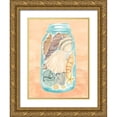 thumbnail image 1 of Warren, Annie 12x14 Gold Ornate Wood Framed with Double Matting Museum Art Print Titled - Shell Collecting II, 1 of 4