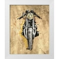 thumbnail image 1 of Warren, Annie 12x14 White Modern Wood Framed Museum Art Print Titled - Metallic Rider I, 1 of 4