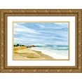 thumbnail image 1 of Warren, Annie 14x11 Gold Ornate Wood Framed with Double Matting Museum Art Print Titled - Coastline Calm II, 1 of 4
