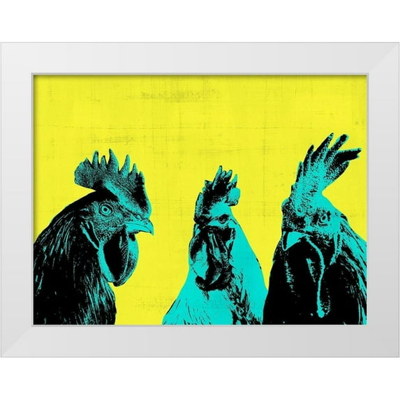 Warren, Annie 14x12 White Modern Wood Framed Museum Art Print Titled - Pop Art Farm V