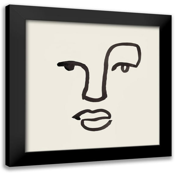 Warren, Annie 15x15 Black Modern Framed Museum Art Print Titled - Subtle Expression IV