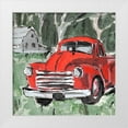 thumbnail image 1 of Warren, Annie 15x15 White Modern Wood Framed Museum Art Print Titled - Big Red Truck IV, 1 of 4