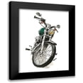 thumbnail image 1 of Warren, Annie 15x18 Black Modern Framed Museum Art Print Titled - Motorcycles in Ink I, 1 of 5