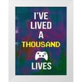 thumbnail image 1 of Warren, Annie 15x18 White Modern Wood Framed Museum Art Print Titled - Gamer at Play I, 1 of 4