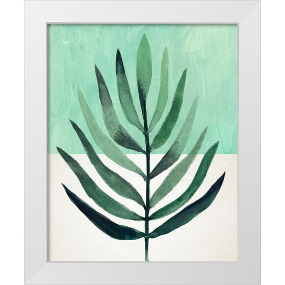 Warren, Annie 15x18 White Modern Wood Framed Museum Art Print Titled - Verging Palm III