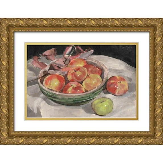 Warren, Annie 18x13 Gold Ornate Wood Framed with Double Matting Museum Art Print Titled - Autumn Apples I