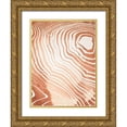 thumbnail image 1 of Warren, Annie 19x24 Gold Ornate Wood Framed with Double Matting Museum Art Print Titled - Wood Grain Suminagashi II, 1 of 4