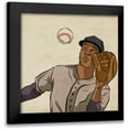 thumbnail image 1 of Warren, Annie 20x20 Black Modern Framed Museum Art Print Titled - All Star I, 1 of 5