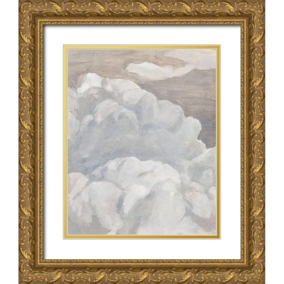 Warren, Annie 20x24 Gold Ornate Wood Framed with Double Matting Museum Art Print Titled - Scattered Sky II