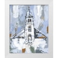 thumbnail image 1 of Warren, Annie 20x24 White Modern Wood Framed Museum Art Print Titled - Cerulean Spire I, 1 of 4