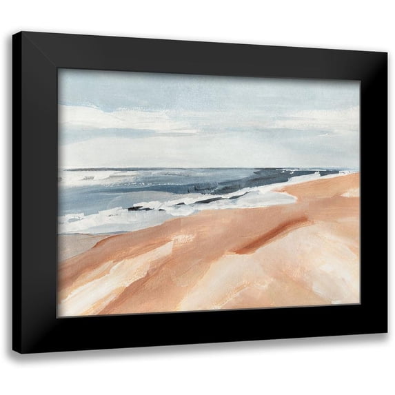 Warren, Annie 24x19 Black Modern Framed Museum Art Print Titled - Salvo Beach I