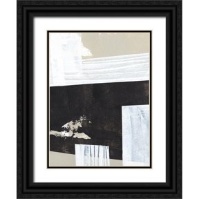 Warren, Annie 25x32 Black Ornate Wood Framed with Double Matting Museum Art Print Titled - Neutral Intersect VI