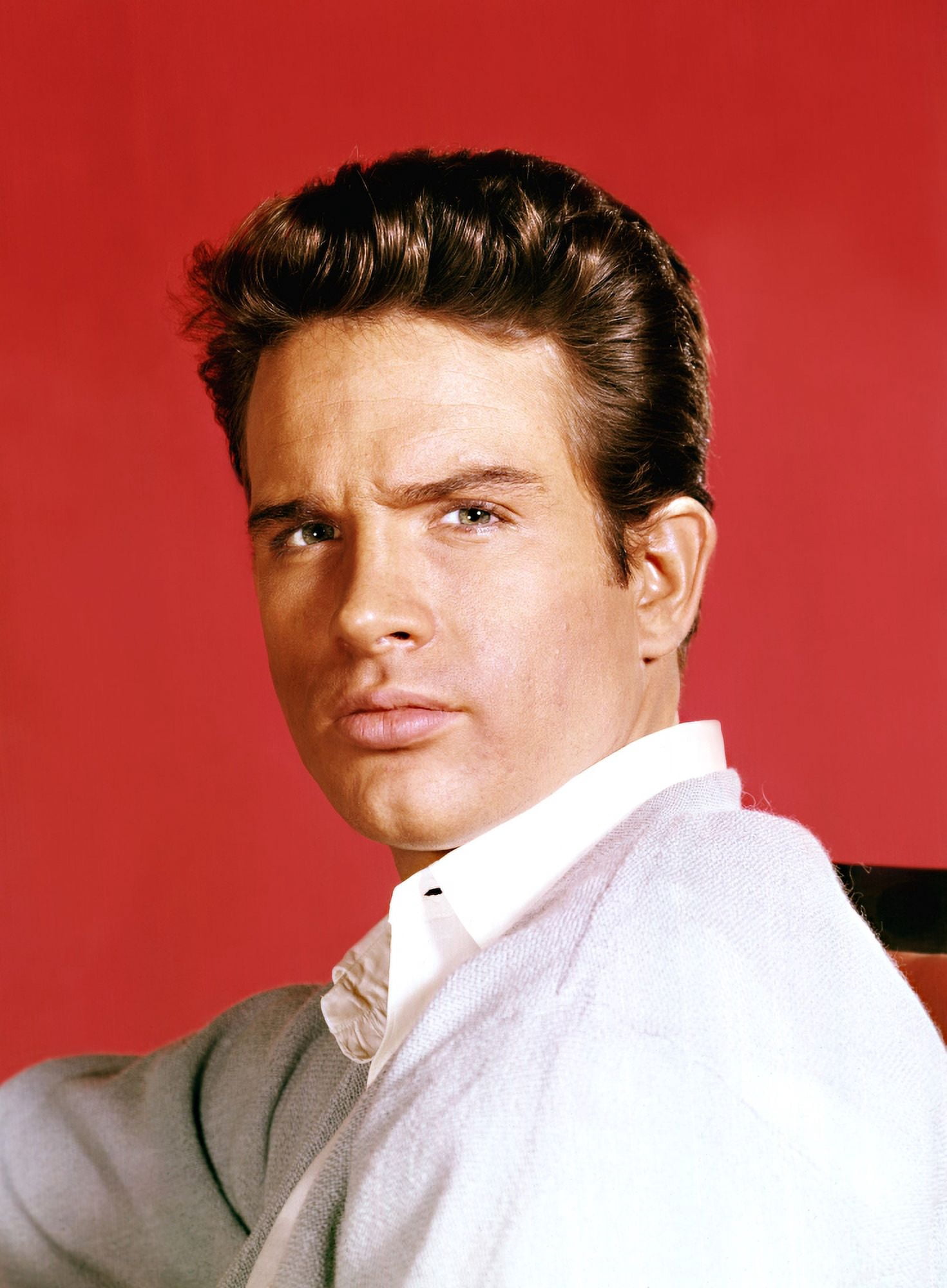 Warren Beatty Canvas Art - (16 x 20)