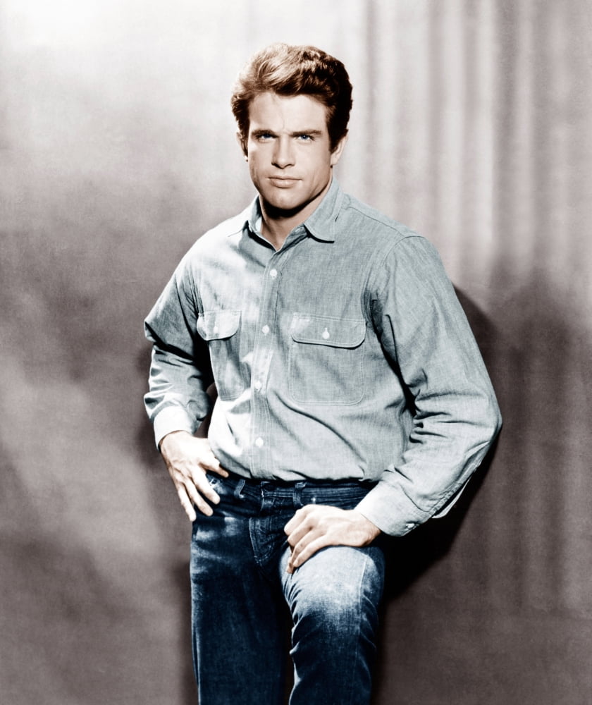 Warren Beatty Canvas Art - (16 x 20)