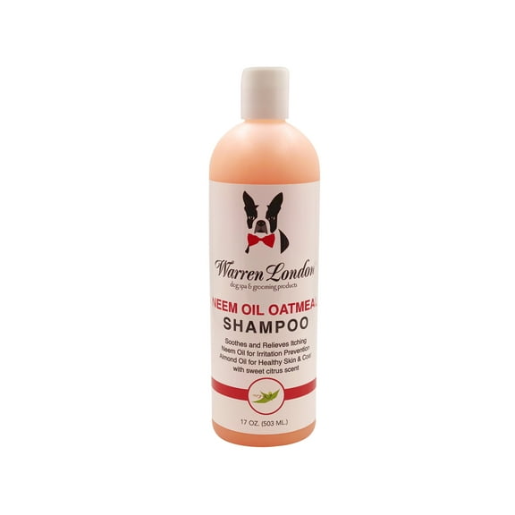 Warren London Neem Oil Oatmeal Shampoo - Soothes & Relieves Itching - Refreshing Citrus Scent