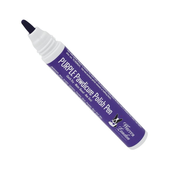 Warren London Pawdicure Polish Pen, Dog Nail Polish - Purple